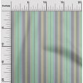 thumbnail image 1 of oneOone Polyester Lycra Tissu Imprimé à Rayures Multicolores BTY 56 Pouces de Large, 1 of 3