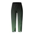 thumbnail image 4 of Meichang Capris à Jambes Larges Tulipe Dégradé pour Femme Grande Taille, Taille Très Extensible, Mode d'Été, Coton et Lin,, 4 of 4