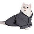 thumbnail image 4 of Hearth & Gear Pet Clothing Pet Bathrobe For After Bath Efficient Water Absorption Dog Cat Towel Coat Pet Clothes Rack Pet Clothes for Small Dogs Girl Pet Clothes for Small Dogs Boy Pet Clothes for, 4 of 6