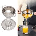 thumbnail image 1 of Hand Press Juicer, Nutrient Retention Safe And Hygienic Efficient Extraction Easy Cleaning Manual Hand Squeezer Stainless Steel With Bowl For Orange, 1 of 8