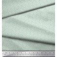 thumbnail image 2 of Soimoi Green Rayon Fabric Stars Star Print Sewing Fabric Yard 42 Inch Wide, 2 of 3