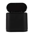 thumbnail image 1 of Binwennn 10 Liter Slim Can With Lid 2.4 Gallon Waste Rectangular Garbage Container For Bathroom Bedroom Kitchen And Size B Bags Small Bag with Drawstring Superhuman Bags G Paper Bag Reusable Bags, 1 of 7