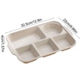 thumbnail image 3 of Yhmxh Divided Plates Tray Dinnerware For Dinner Restaurant Family Party And Kitchen Microwave Dishwasher Safe Kitchen Utensils Set Kitchen Essentials Home and Kitchen Kitchen Tools, 3 of 6