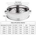 thumbnail image 3 of Lefu Stainless Steel Steamer Hot Pot Steam Food Steaming Tray Kitchen Cookware, 3 of 6