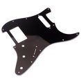 thumbnail image 3 of Guitar Pickguard Scratch Plate for Strat Parts HS Single Humbucker 3Ply Black, 3 of 3