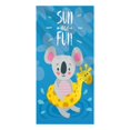 thumbnail image 2 of TopLLC Microfiber Beach Towel, Oversized Cute Animal Pattern Sand-Free Beach Towel, Thin Lightweight Absorbent Quick Dry Pool Towels Soft Breathable Travel Bath Towel for Adults Kids(30"x59"), 2 of 4
