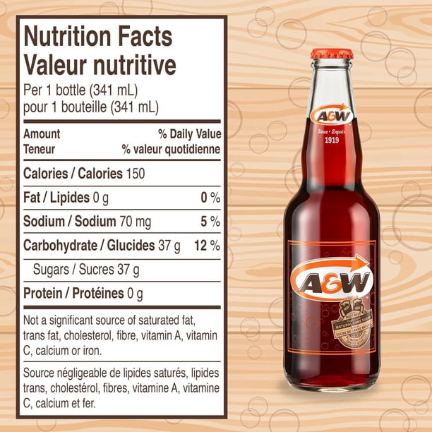 A&W Root Beer 341mL Glass Bottle, 4 Pack - Walmart.ca
