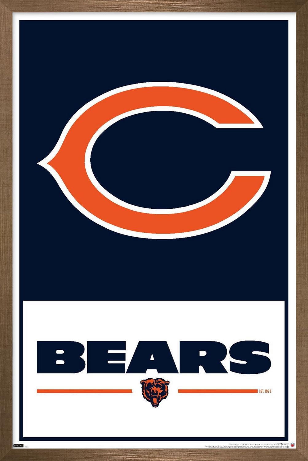 NFL Chicago Bears - Logo 21 Wall Poster