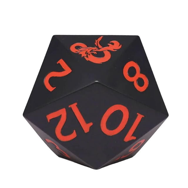Monogram International Dungeons & Dragons 20 Sided Dice Coin Bank