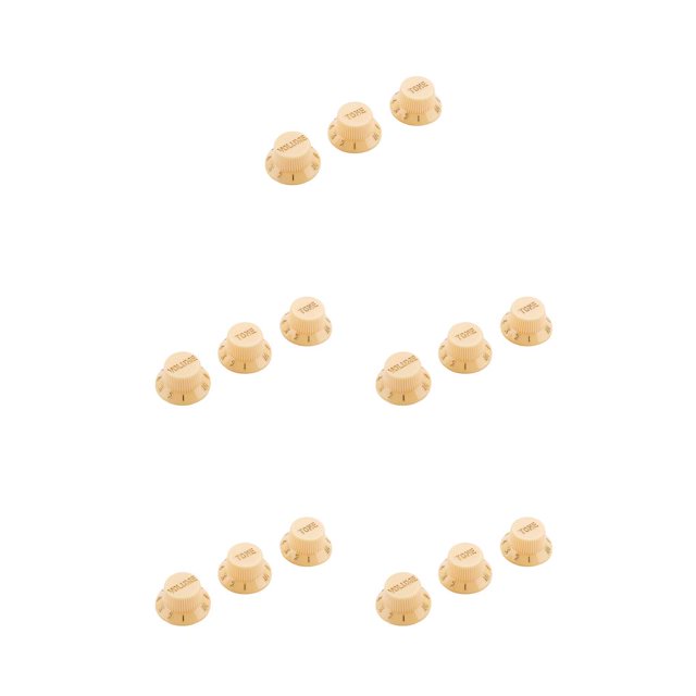 maskred 3pcs Guitar Knob String Instrument Parts Volume Tone Knobs Control Caps As shown 5Set