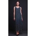 thumbnail image 3 of Bimba Robe Longue Maxi à Imprimé pour Femmes en Rayonne à Bretelles Spaghetti Ajustables Style Bohème - Grand, 3 of 4