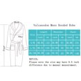 thumbnail image 4 of VULCANODON Mens Robe with Hood, Fleece Bathrobe Plush Robes for Men, 4 of 4