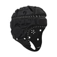 thumbnail image 3 of Lipstore Kids Rugby Helmet Headgear Anti Collision Protection Scrum Cap for Skateboarding black, 3 of 8