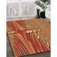 thumbnail image 3 of Ahgly Company Tapis d'Intérieur Lavable à la Machine, Carré, Transitionnel, Orange, Tapis de Zone, 7 Pieds Carré, 3 of 7