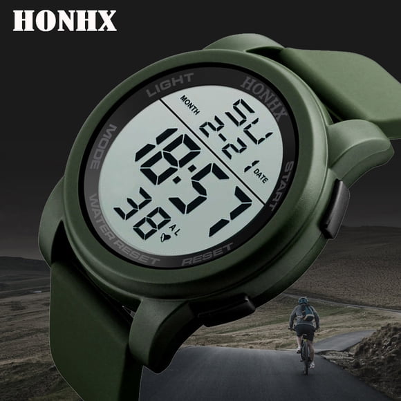 RKSTN Mens Watches Luxury Analog Digital Military Sport LED Wrist Watch Mens Watches