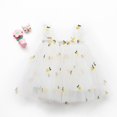 thumbnail image 4 of Birdeem Summer Lovely Baby Girls Sweet Dress Strap Sleeveless Flowers Printed Lace Sundress, 4 of 12