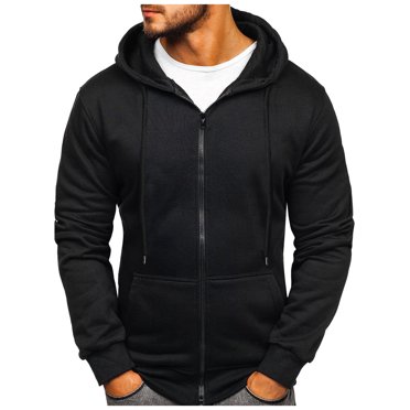 Outfmvch Hoodies For Men Hoodie Thick Fleece Custom Graphic Printed Hooded Shirt Sweat Men Luxury Hoodie Zip Up Hoodie Black 3Xl