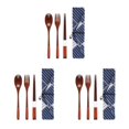 thumbnail image 3 of Maytalsory Set School Student Chopstick Fork Spoon Flatware with Storage Bag Type 4 3Set, 3 of 6