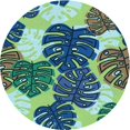 thumbnail image 1 of Ahgly Tapis d'Intérieur Lavable en Machine Carré Vert Algue, 3 Pieds Carré, 1 of 7