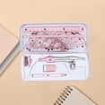 thumbnail image 3 of Rapporteur de Mathématiques Géométrie Crayon Règle Gomme Maison Étudiant Cadeau Rose, 3 of 8