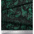 thumbnail image 3 of Soimoi Poly Georgette Fabric Floral & Paisley Printed Fabric 1 Yard 42 Inch Wide, 3 of 3