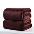 thumbnail image 3 of 50 X 70CM Super Soft Warm Solid Warm Micro Plush Fleece Blanket Throw Rug Sofa Bedding, 3 of 4