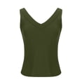 thumbnail image 3 of LSLJS Débardeurs Plissés pour Femmes Bretelles Spaghetti Camisole Ourlet Incurvé Mode Bretelles, Combinaisons & Barboteuses Cadeaux pour Femmes, 3 of 6