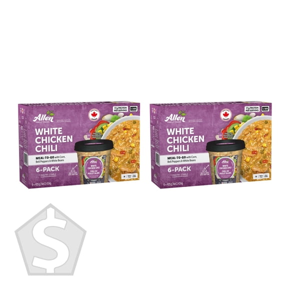 Allen Family Foods Poulet Blanc Chili - Lot de 2