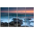 thumbnail image 2 of Plage Rocheuse et Vagues Blanches - Grande Impression sur Toile de Bord de Mer, 2 of 3