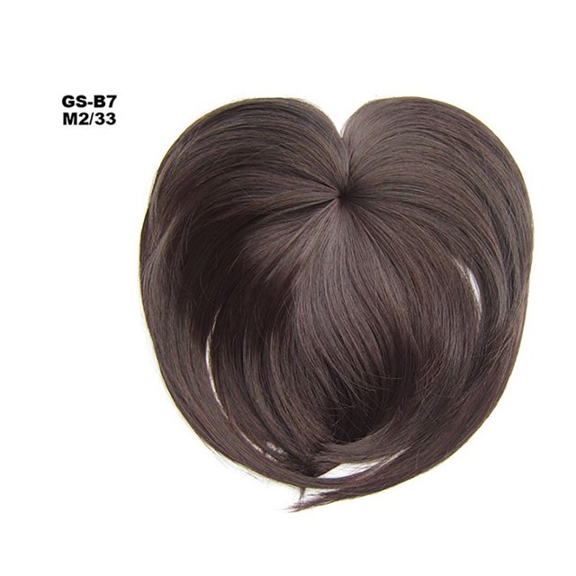 EGNMCR Perruques Cheveux Humains Femmes Perruque Soyeuse à Clip Topper Perruque Fibre Thermique Perruque Cheveux Mode Topper Fiber