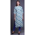 thumbnail image 2 of Bimba Printed Button Down Straight Tunic Dresses For Women Kurti Medium, 2 of 6