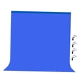thumbnail image 1 of funtasica Toile de Fond Mate Double Face pour Photographie Studio Photo Télévision Bleu, 1 of 9