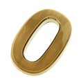 thumbnail image 1 of Golden Brushed Mount House Digits Plaque Door Number 0-9 Label Tag , Number, 1 of 8