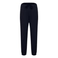 thumbnail image 4 of Pisexur Mens Sweatpants Solid Color Workout Jogging Athletic Pants ​Elastic Waist Drawstring Straight Leg Sweatpants Loose Elastic Bottom Casual Pants with Pockets, 4 of 5