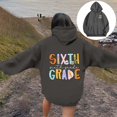thumbnail image 2 of Chandail à Capuchon pour Femmes avec Motif d'Enseignante, Manches Longues, Tenue de Tous les Jours, Décontracté et Confortable pour la Saison d'Automne et d'Hiver, 2 of 4