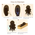 thumbnail image 4 of Perruques Courtes en Cheveux Humains Perruque Ondulée Ondulée Résistante à la Chaleur Perruques en Cheveux Synthétiques Lace Front pour Femmes Naturelles Perruques pour Femmes, 4 of 5