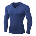 thumbnail image 1 of MesaSe T-Shirt de Compression Sport à Manches Longues pour Hommes, 1 of 5