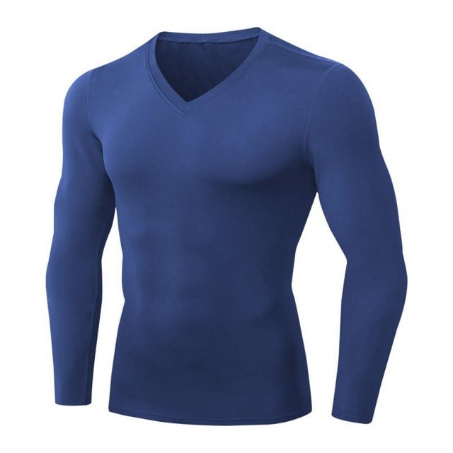 MesaSe T-Shirt de Compression Sport à Manches Longues pour Hommes