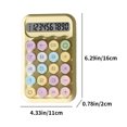 thumbnail image 3 of HOARBOEG Cute Calculator Small Portable Scientific Calculator For Students 10 Digits Mini Body Plastic Keys Non-slip Bottom Pad Clear Keys Clearance Sale, 3 of 8
