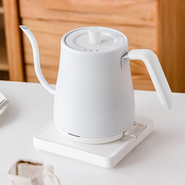 Cagogo Gooseneck Kettle, 800ML Electric Kettle Stainless Steel Pour Over Kettle for Coffee Tea, Fast Boil Gooseneck Electric Water Kettle with Auto Shut Off, Boil Dry Protection Kettle for Home