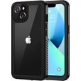 thumbnail image 1 of MYKOMI for iPhone 13 Mini Phone Case, IP68 Waterproof Dustproof Shockproof Cases with Built-in Screen Protector, Full Body Sealed Protective Front and Back Cover for iPhone 13 Mini, 5.4 inch (Black), 1 of 7