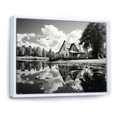 thumbnail image 2 of Designart Farm framed wall art decor, Farm framed wall Art, Reflecting on Rural Life at the Farmhouse , Extra large Country White Framed Wall Art, 20x12 inches White Color Frame, 2 of 5