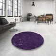 thumbnail image 4 of Ahgly Company Tapis d'Intérieur Lavable en Machine Carré Violet Profond, 6 Pieds Carré, 4 of 7