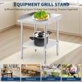 thumbnail image 1 of EDTara Stainless Steel Work Table with Wheels, Heavy-Duty Prep Table with Removable Backsplash for Versatile Commercial Use, 1 of 7