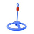 thumbnail image 2 of Almencla Roue d'Obstacle de Balançoire pour Enfants ing pour Cour Arrière Intérieur Extérieur Bleu, 2 of 8