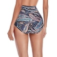 thumbnail image 2 of RELLECIGA Women's High Waisted Ruched Bikini Bottom, 2 of 6