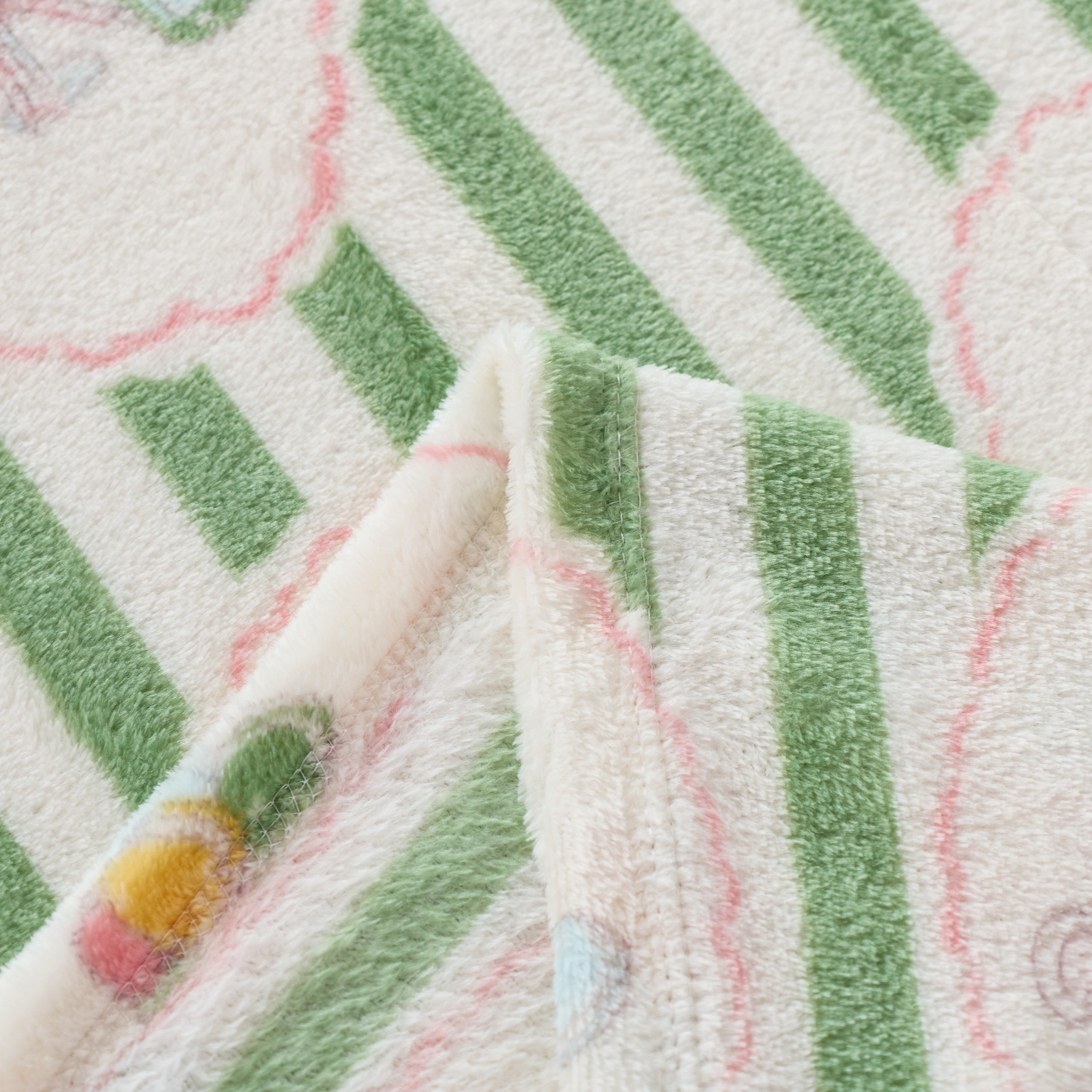Jeté en peluche Holiday Time Timbres, 50 po x 60 po