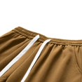 thumbnail image 3 of EOYWHK Mens Gym Shorts Elastic Waist Workout Shorts Drawstring Loose Wide-Leg Half Length Lounge Trouser ,S-3XL, 3 of 5