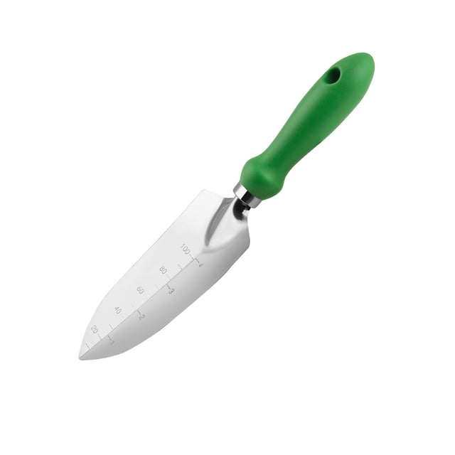 Garden Trowels Hand Tool for Men Women Stainless Steel Plastic Handle Pointed Shovel Rake for Planting Weeding 2 Pc