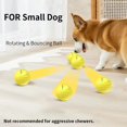 thumbnail image 2 of Meottam Interactive Dog Toys Ball for Small & Medium Dogs, Electric Bouncing Durable Automatic Rolling Balls with LED Lights, Waterproof Smart Tennis Pets Chew Toys for Dogs and Cats (Yellow), 2 of 6